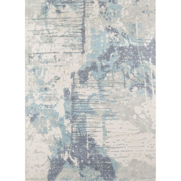 Momeni Hand Tufted Illusions Rectangle Rug, Blue - 7 ft. 6 in. x 9 ft. 6 in. ILLUSIL-04BLU7696